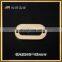 Gold Zinc Alloy Oval Metal Grommet For Handbags, Factory Price Meta Grommets For Bag Decoration