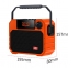 Bluetooth Speaker, Outdoor Speaker, Square Dancing, FM Radio, USB Playing, TF Card Playing