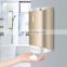 Bathroom foam sensor pumps gold soap dispenser