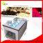 standard type single round pan + six cylinders thai fry ice cream roll machine