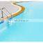 Accepted Customized Logo Pool Hanging Ladder With Stainless Steel or Plastic Step For  Above Ground Swimming Pool