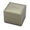 Plastic box covered PU leather outside  and wrapped PU leather inside, embossed logo