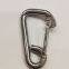 316 Stainless Steel Hanging Buckle Spring Snap Hook Carabiner Clip Keychain For Sail Boats And Yachts