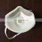 Anti smog pollution PM2.5 hot air cotton dust face mask with valves