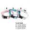 New Design Fashion Traffic Contral Handle Colorful Knit Comfortable Adjustable Durable Leash Harness Collar For Dog And Cat