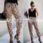 100% polyester pants and women chevron printed pants