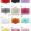 Baby Girl Nylon Headband with big chiffon flower Kids Solid Color hair bands 12Colors