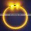 HQP-XP06 HongQiang LED Nylon USB Rechargeable Flashing Adjustable Safe Luminous Flashing Necklace Pet Supplies