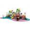 Hot sale kids plastic slide and swing set for house