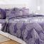 Designers comforter sets luxury Purple Floral 7 piece bedding comforter set goose down alternative comforter