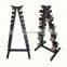 Good Quality Commercial Fitness Free Weight Gym Body building Equipment 10 pairs Upright Dumbbell Rack BW4003