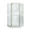 3 sided shower room shower enclosure/cubicle stainless steel tempered glass shower enclosure