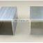 Toshine industrial customized length large diameter aluminum square tube 200x200 mm