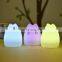 New Product Ideas 2021 rechargeable silicone led source night light lamp for kids