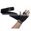 HANDLANDY full palm gym gloves with wrist support gym gloves synthetic with silicone coating  training