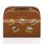 Customized Paper Briefcase Box Coloring Suitcase Shape Box