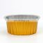New Disposable Color Aluminum Foil Pans Plastic Soup Bowl Cups Cheesecake Pudding Container