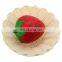 Best Quality Flower Shape Plastic Rattan Woven Plastic Fruit Basket