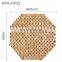 Hot sale eco-friendly bamboo bath mat living room hotel household heat resist  bamboo mat