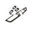 Carbon Fiber Style ABS Chrome Window Lift Button Frame Trim For BMW X5 X6 E70 E71 2008-2013 Left Hand Drive Accessories