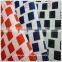 Cotton print check pattern fabric