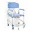 Economical Aluminum Folding Chair Household Toilet Commde Chair /Wheelchair with Brake