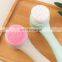 Eco Friendly Biodegradable Korean Facial Cleansing Brush With Silicone Massage Brushes For Deep Cleaning