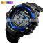 1352  binary led sports watches new skmei digital watch mens waterproof