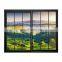 Aluminium door hurricane impact laminated glass for windows aluminium windows slim profile