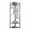 New Design Portable Hall Metal Wrought Iron 10 Hooks Entryway Coat Hanger Tree Hat Rack Stand