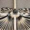 Hot Sale Custom Color Black Hand Fan Wall Art Decoration Woven Bamboo Wall Hanging Decor Cheap Wholesale