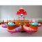 Hot sale kids theme park used mini wooden octopus merry go round for sale