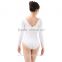 Hot Sale Long Sleeve Ballet Leotard V Front and Back Long Sleeve Dance Leotard Graceful Gymnastics Leotard 2016