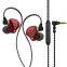moving coil HiFi headset with wheat wire control mobile phone computer game in-ear sports music headset
