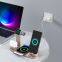 3-in-1 Countertop Charging Stand Multi-function Magnetic Wireless Charger 15W High Power Safe and Fast Charging