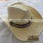 hand-knitting seagrass cowboy hats for women