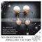 Sterling Silver Ear Jacket and Ear Pins for Ladies Fashion Ear Jacket Front Back Earrings