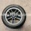 plastic hub semi pneumatic rubber wheel 10x2.75 lawn mower semi pneumatic wheel