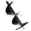 Earth auger drill bits for gasoline machine
