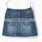 Kids Short skirt Jeans fashion washing effect