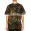 Chinese factory anti-Shrink and anti-wrinkle promotional camouflage letter printing t shirt