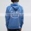 Guangzhou Hongxiong cheap price blue pullover men plain bulk hoodies