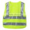 Yellow safety vest & work safety vest & bike safety vest