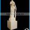 Sandstone religious garden statue