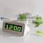 New Promotional Multi-functional USB HUB Digital Transparent LCD LED Message Green Board Alarm Clock with Timer