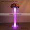 LED light party and wedding decorations new design crystal and acrylic flower stand wedding table centerpiece (MCP-072)