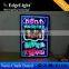 Edgelight AF32A Customized wholesale best quality RGB flashing colored neon dry erase boards advertising light chalk boards