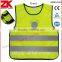 EN ISO 20471 yellow security kids safety vest with reflective strips