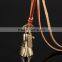 china jewelry manufacturer direct relogio masculino bell pendant with leather chain