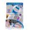 smooth set electric pedicure foot file diamond feet care pedicura skin callus remover & 2 replacement rollers